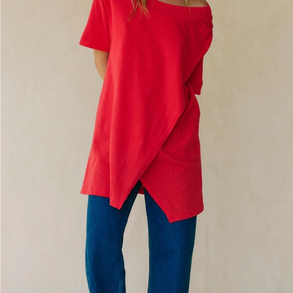 Free People Beach Red Women's Top